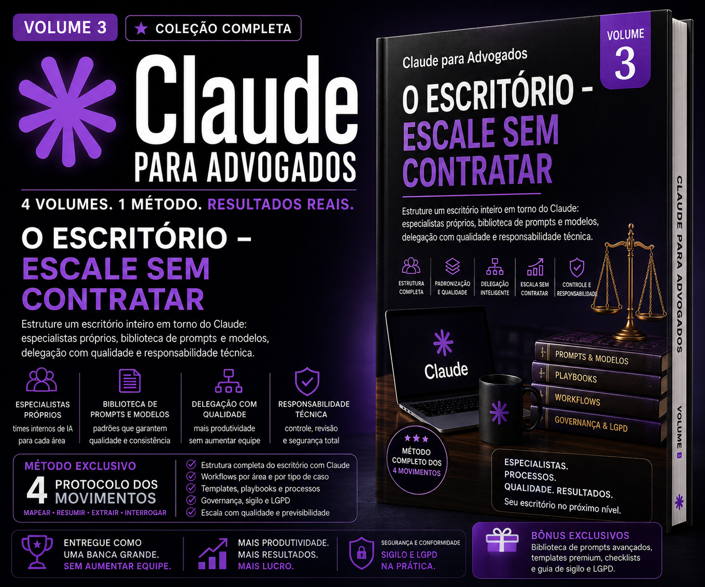 Capa do Volume 3 — O Escritório, Escale Sem Contratar
